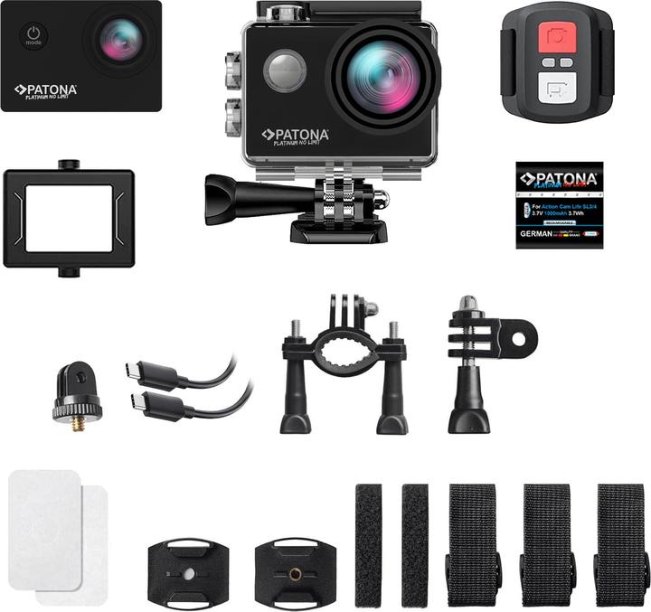 Image du produit Patona Platinum Action Cam Life SL3 4K (60p, WiFi)