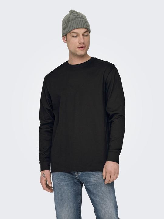 Image du produit Only & Sons Haut de T-shirt à col rond et à coupe décontractée (S)