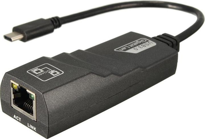 Actual product image JTI USB-C to Ethernet adapter (USB-C)