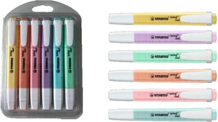 Immagine prodotto STABILO swing cool Evidenziatore pastello (Toni pastello, 4 mm, 6 x)