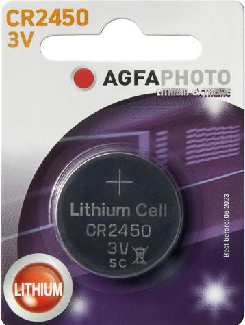 Actual product image AGFAPHOTO Lithium CR2450 3V (1 pcs., CR2450, 530 mAh)