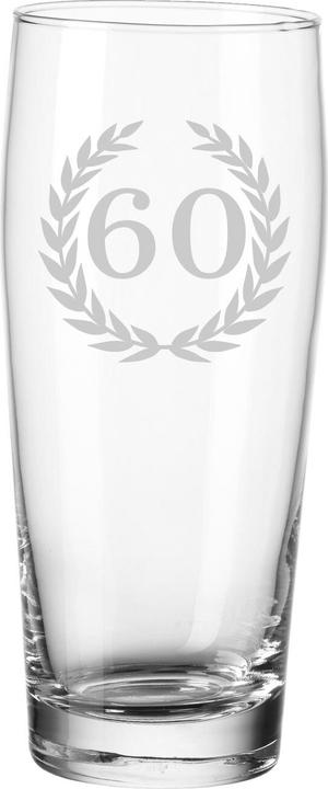 Image du produit Luxentu Willi Becher / Bierglas mit Gravur 60. Jubiläum (0.50 l, 1 x)