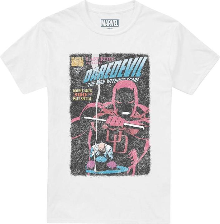 Actual product image Daredevil Mens Last Rites Comic Cover T-Shirt (5XL)