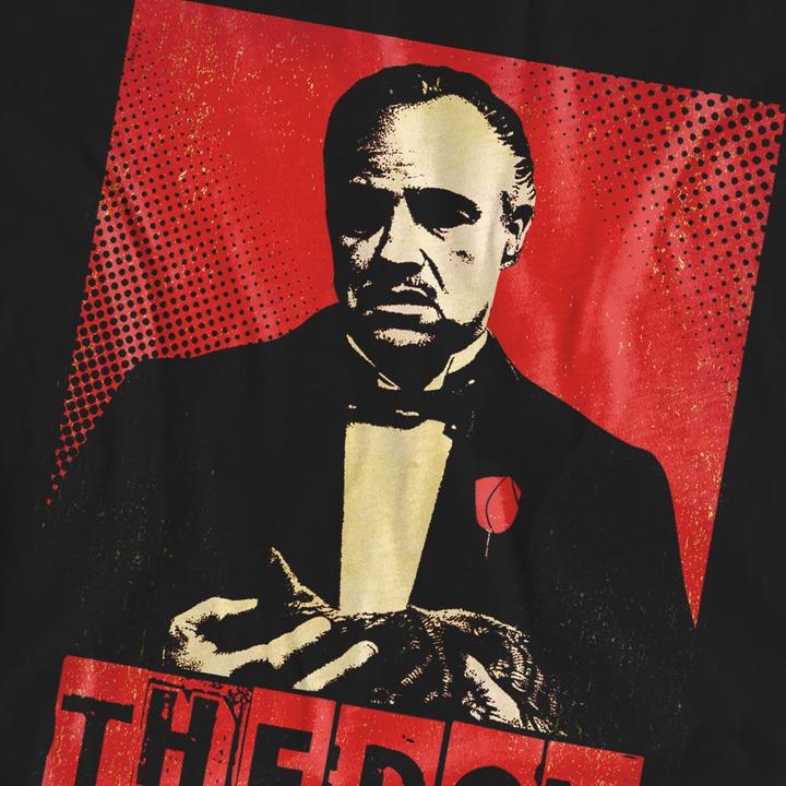 Actual product image The Godfather Unisex Adult Don Vito Corleone Pop Art T-Shirt (L)