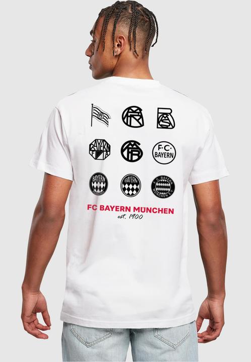 Produktbild FC Bayern München Logo History T-Shirt Round Neck - 112145 (4XL)
