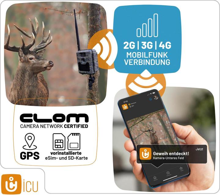 Image du produit ICUserver Clom Cam 5 Caméra de chasse