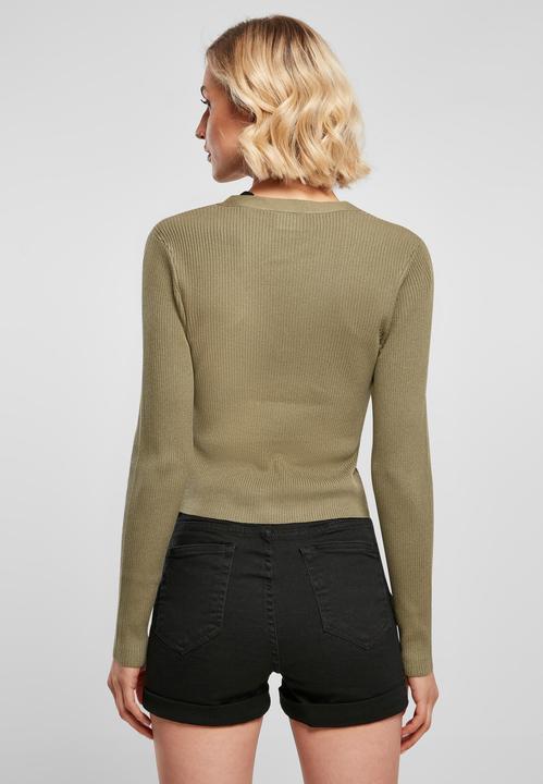 Actual product image Urban Classics Ladies Short Rib Knit Cardigan - 16980 (5XL)