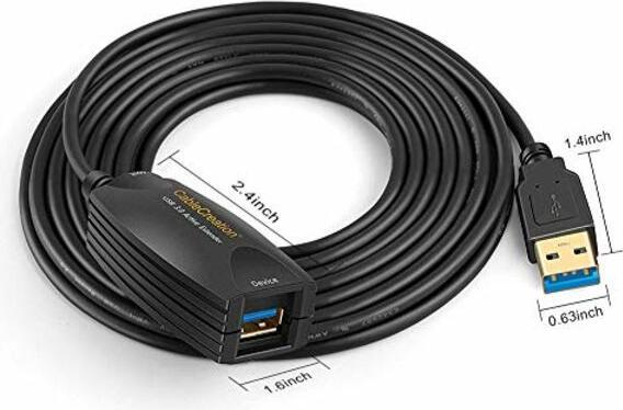Immagine prodotto StarTech Cavo di prolunga USB 3.0 SuperSpeed attivo da 10 m - maschio/femmina (10 m, USB 3.2 Gen 1)