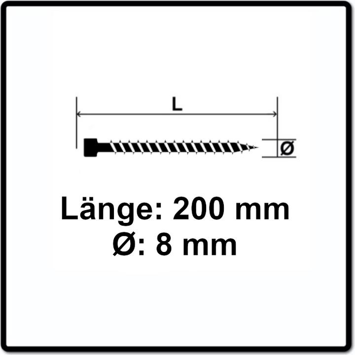 Produktbild Spax Zylinderkopfschrauben (50 Schrauben pro Stück)