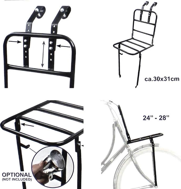 Immagine prodotto Benson Portabiciclette 28 '+ supporto nero