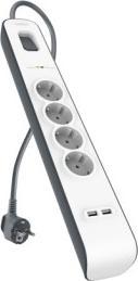 Produktbild Belkin BSV401CA2M Spannungsschutz, 4 AC-Ausgänge (4 x, CEE 7/5, 2 m)