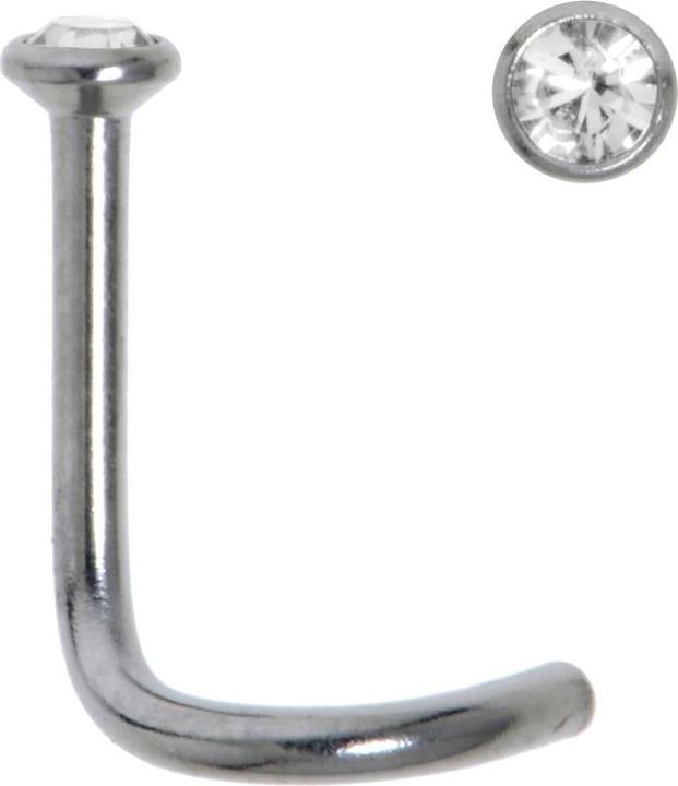 Actual product image Bijouteria Nose piercing (Stainless steel, Crystal)