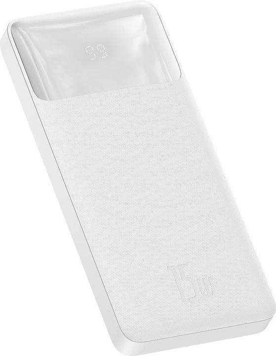 Actual product image Baseus Powerbank Bipow 10000mAh, 15W (white) (10000 mAh, 15 W, 74 Wh)