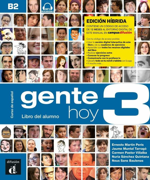 Produktbild Gente hoy 3 B2 - Edición híbrida (Deutsch, Spanisch, 2024)