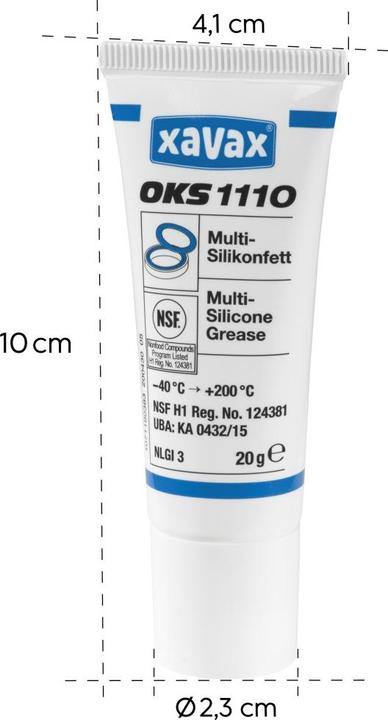 Actual product image Xavax OKS 1110 Multi-silicone grease