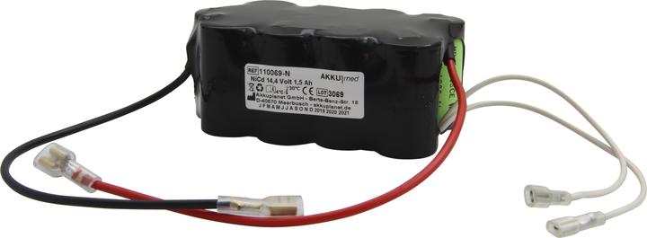 Image du produit AccuCell Batterie Primedic Defi B type M110 (1 pcs, Spécifique à l'appareil, 1500 mAh, Piles rechargeables + chargeur)