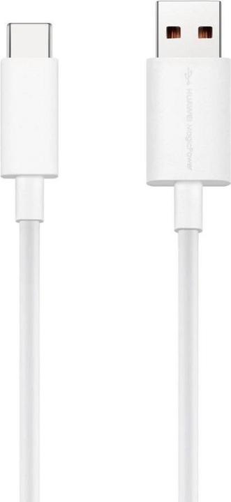 Actual product image Huawei - Data Cable (LX1218) - USB to Type-C Super Fast Charging 8A, 1m - White (Bulk Packing) (1 m, USB 3.2 Gen 1)