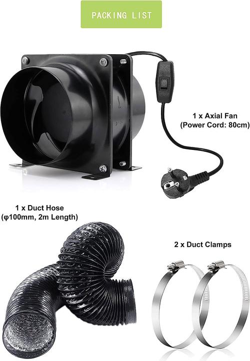 Actual product image Moonjor Tube fan