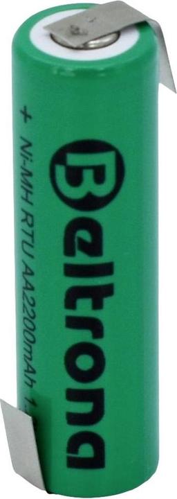 Actual product image Beltrona RTUAAZ Special rechargeable battery Mignon (AA) Z-solder tag NiMH 1.2 V 2200 mAh (AA, 2200 mAh)