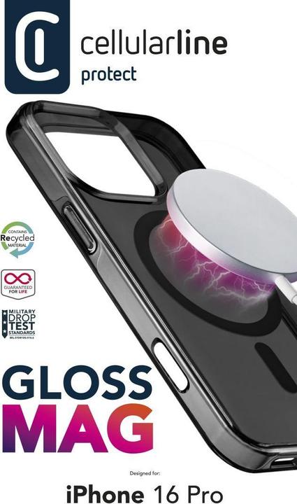 Produktbild Cellularline Gloss Mag Case (Apple iPhone 16 Pro)