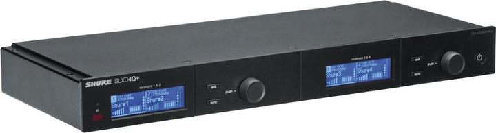 Immagine prodotto Shure SLXD4Q+E=-G65 - Odbiornik poczwórny cyfrowy (470-606 MHz)