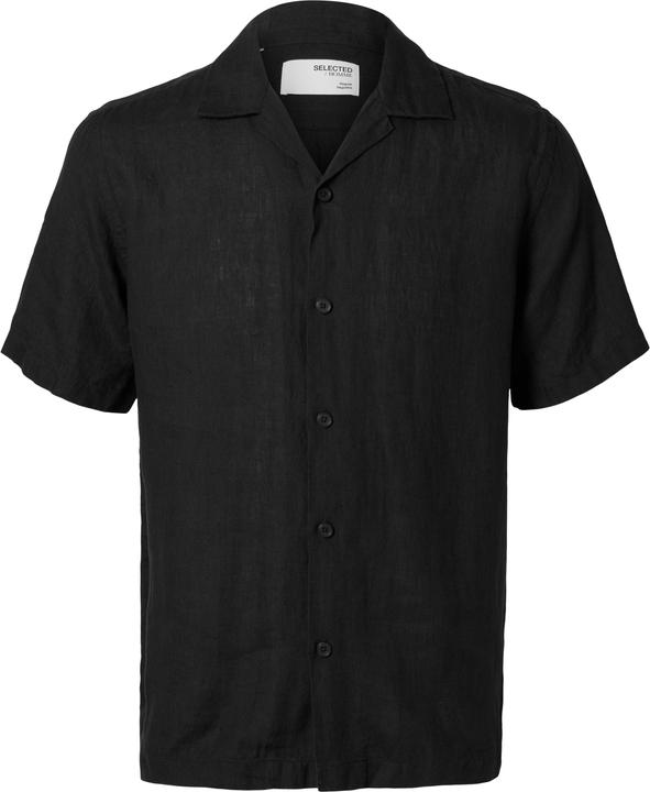 Selected Homme 100% Leinen Kurzarmhemd