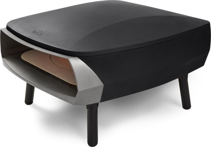 Actual product image ETNA Rotante ZWART - pizza oven met draaiende steen - gas - 500 degrees in 15 minutes