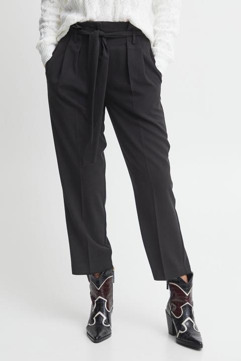 Actual product image B.young BYDANTA BELT PANTS - 20812656 (40)