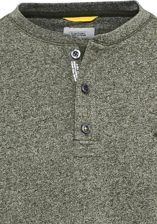Produktbild Camel Active Langarm Henleyshirt aus nachhaltigen Baumwollmix (5XL)