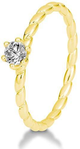 Produktbild Breuning Verlobungsring Twisted (54, 585/14 K Gold)