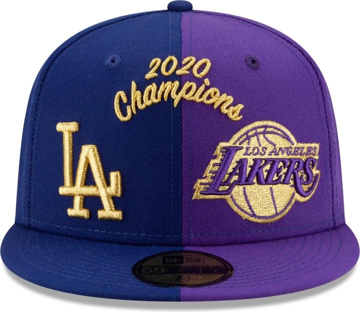 Immagine prodotto New Era Cappellino 59Fifty Fitted - CHAMPS 2020 LA Lakers & Dodgers (7 1/4)