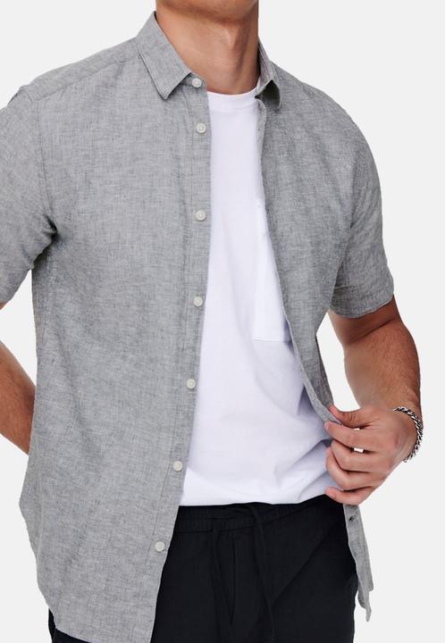 Image du produit Only & Sons Chemise à manches courtes en lin (L)