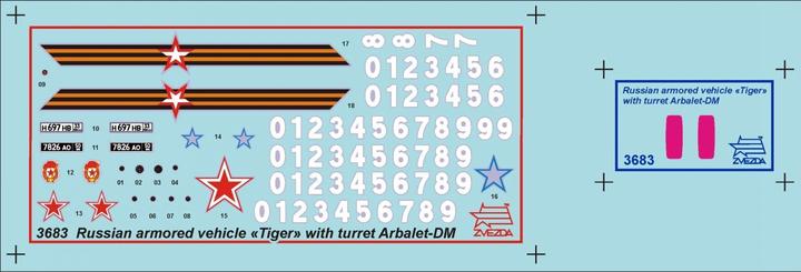 Actual product image 1:35 GAZ Tiger w/Arbalet
