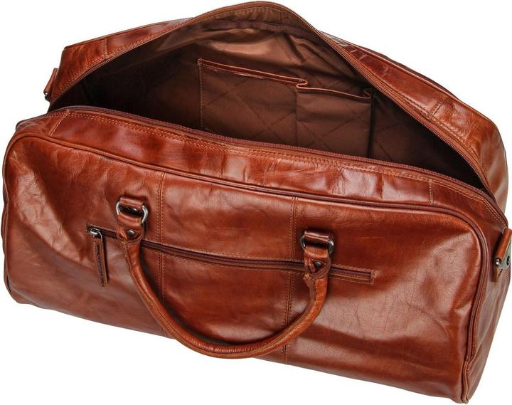 Produktbild The Vegan Cow Chesterfield Brand Leren Weekendtas Cognac Mainz (40 l)