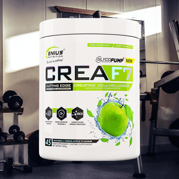 Image du produit Genius Nutrition CreaF7 (Pomme verte, 405.41 g)