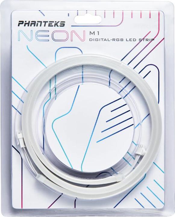Image du produit Phanteks Bande LED RGB Neon Digital - 1 m, blanc (Multicolore)