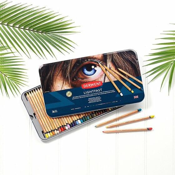 Immagine prodotto Derwent Matite colorate Lightfast, 4 mm, multicolore, 36 pezzi (Multicolore, 36 x)