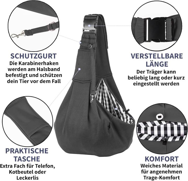 Produktbild OMH Hundetragetasche (Hund, Faltbar, Sicherheitsverschluss)