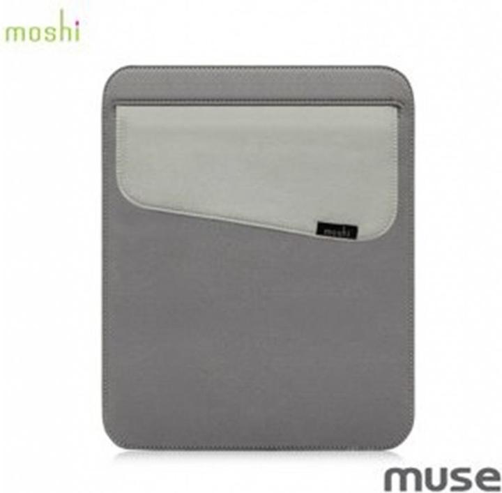 Produktbild Moshi Muse for iPad Falcon Gray (IPad Mini 4, iPad Air 2, iPad 4, iPad mini, IPad 3, iPad mini 3, iPad Air, IPad Mini 2, iPad, IPad 2)