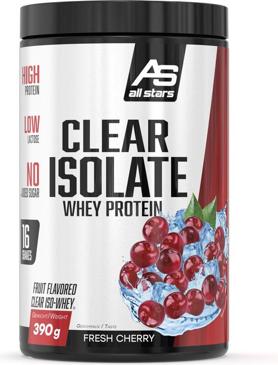 Produktbild All Stars Clear Isolate Whey Protein (390g Dose) (Fresh Cherry, 1 Stk., 390 g)