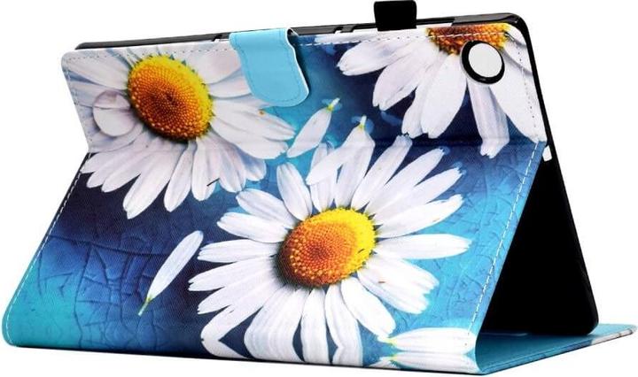 Actual product image Cover-Discount Galaxy Tab A9+ - Protective cover daisies (Galaxy Tab A9+)