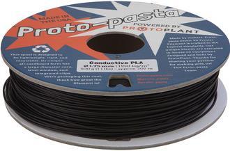 Image du produit Proto-pasta filament PLA conducteur (PLA, 1.75 mm, 500 g, Gris)