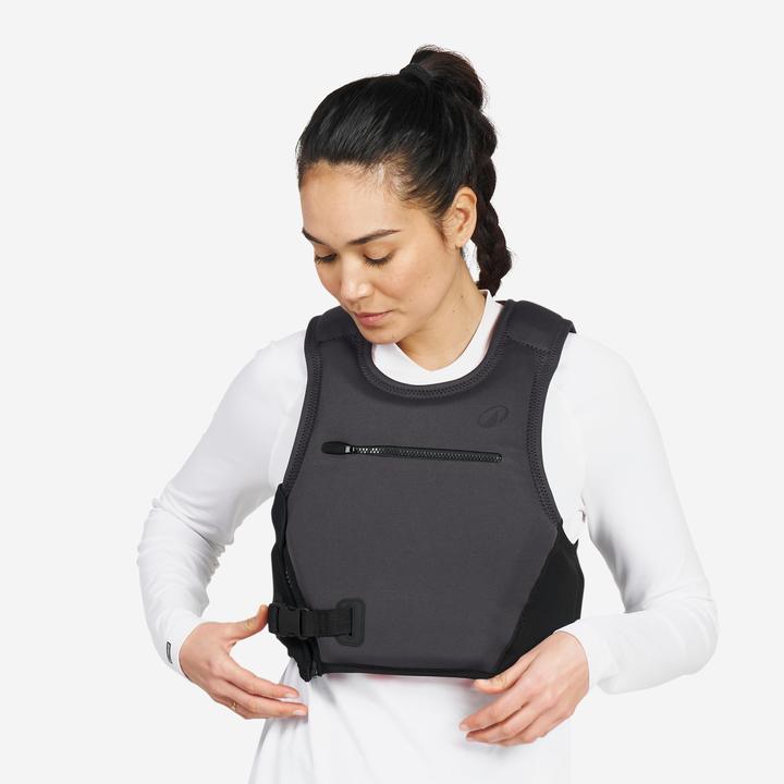 Image du produit Tribord Gilet d'impact et d'aide à la flottabilité 50N court - 500 noir (L)