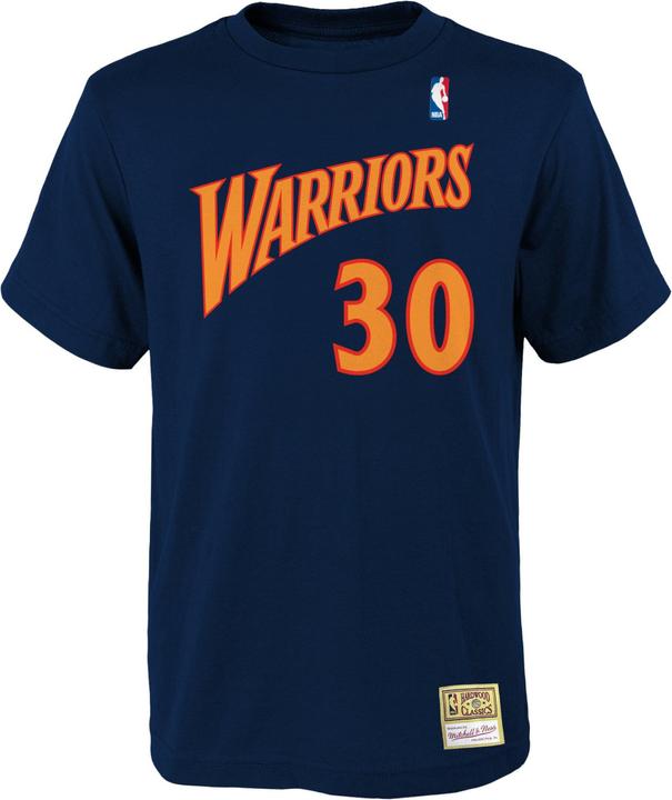 Immagine prodotto Mitchell & Ness Maglietta NBA Golden State Warriors Stephen Curry Hardwood Classics - Uomo (XXL)