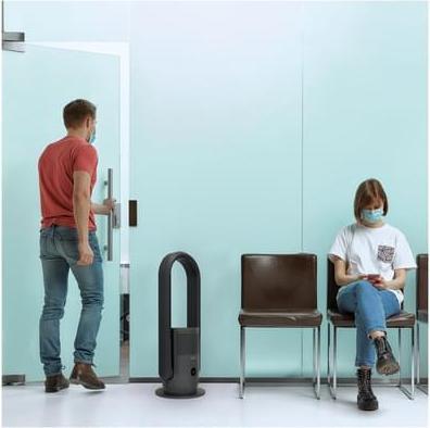 Immagine prodotto Djive Ventilatore, termoventilatore e purificatore d'aria, antracite (25 m²)