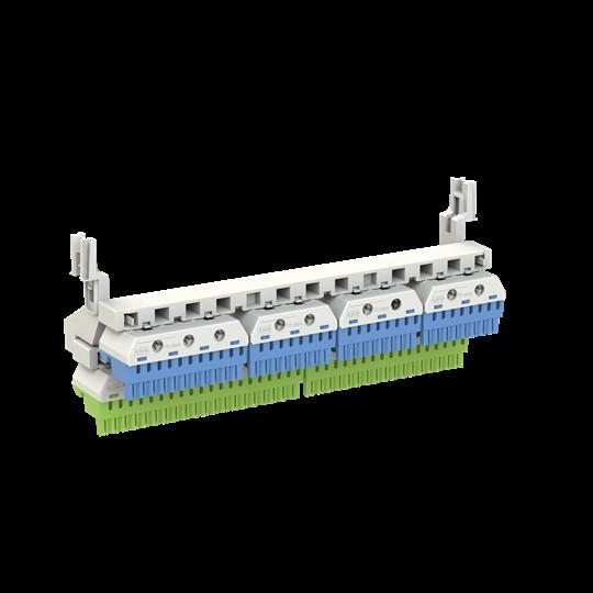 Image du produit Striebel & John 2CPX052458R9999 ZK225T N/PE p.panneau V N=44p PE=46p Kit de bornes enfichables Quick