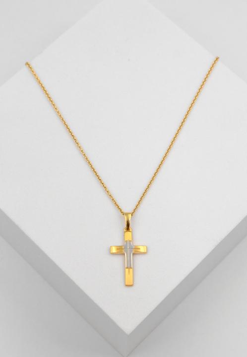 Actual product image Muau Cross (750, White gold, 18K yellow gold)