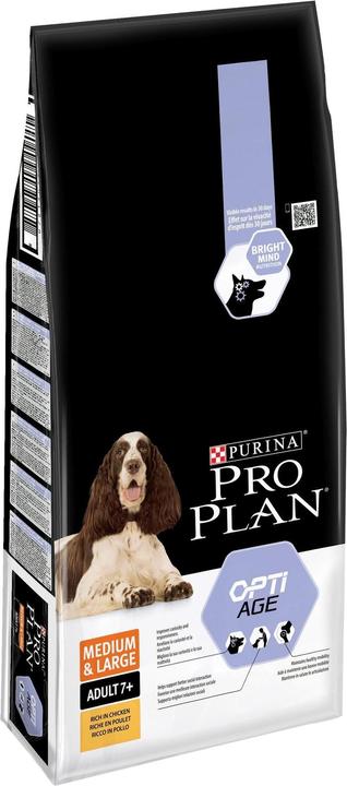 Produktbild Pro Plan Dog Medium & Large Adult 7+ Huhn (Adult, 1 Stk., 14000 g)