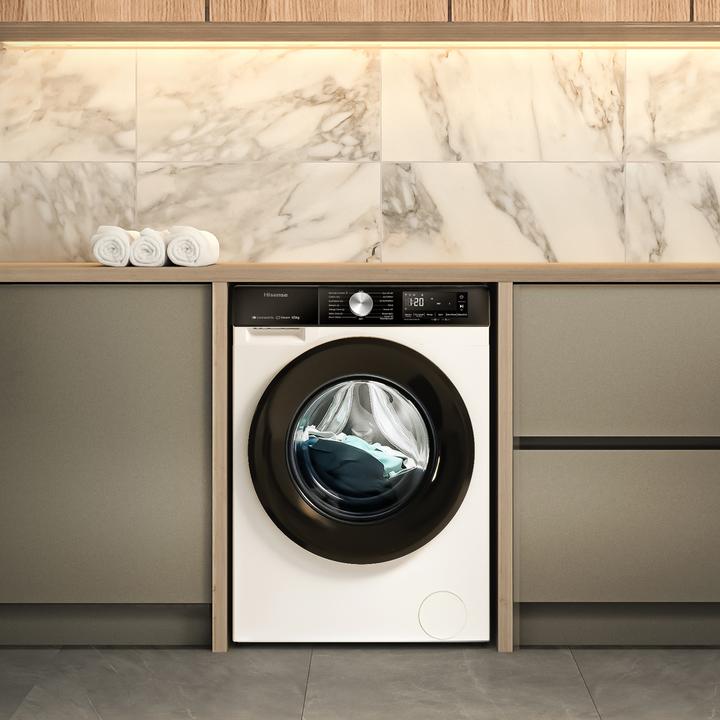Actual product image Hisense WD3S8043BW3 Freestanding washer-dryer 8Kg