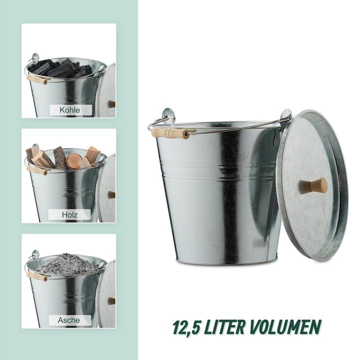 Image du produit Relaxdays Seau à cendres